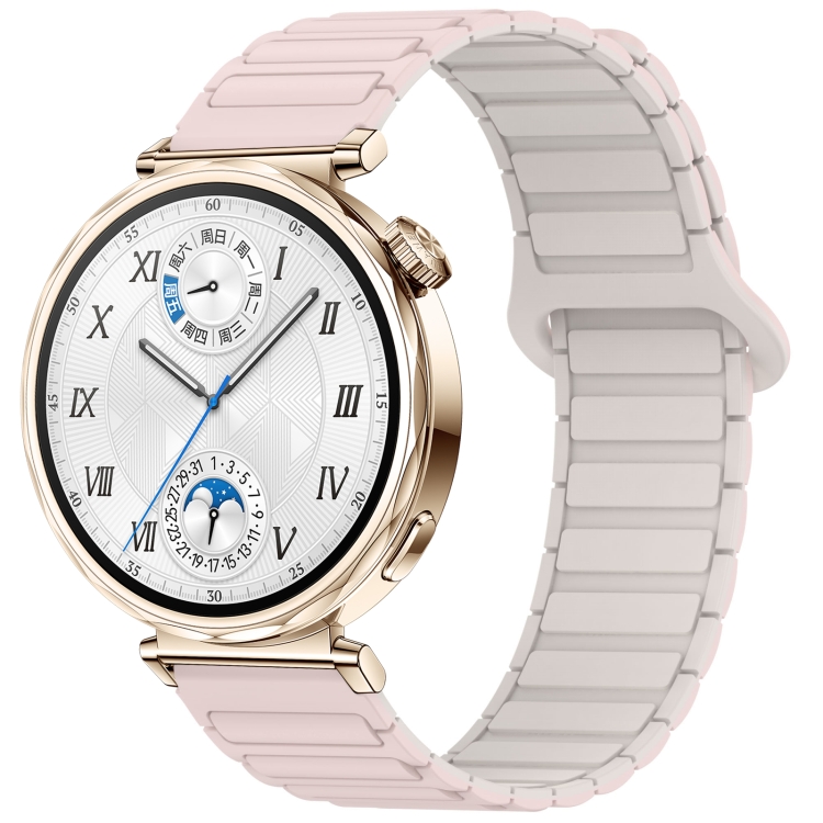 Levně MAGNA-FLEX Náhradní řemínek pro Huawei Watch GT 5 41mm / GT 6 41mm PINK STARLIGHT