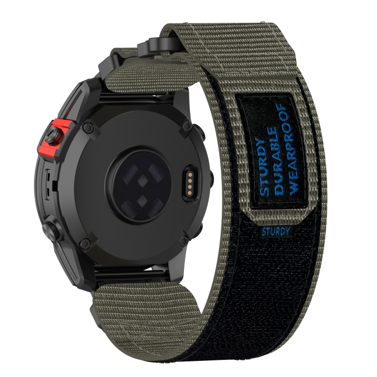 Levně STURDY Nylonový řemínek pro Garmin Fenix 8 51mm tmavě šedý