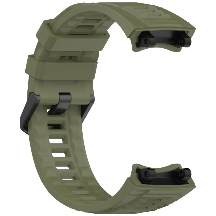 Levně SILICONE Vyměnitelný řemínek pro Amazfit T-Rex 3 zelený