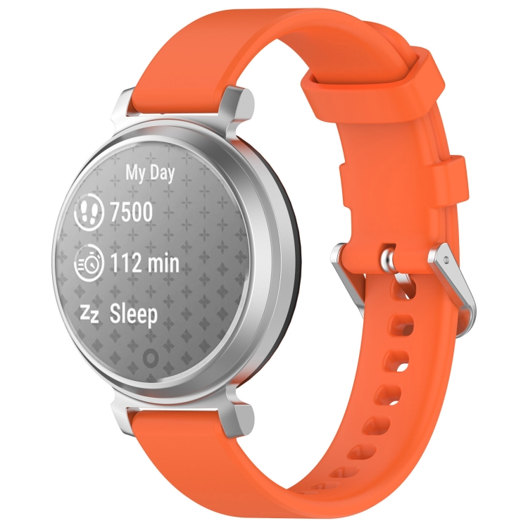 Levně SILICONE Vyměnitelný řemínek pro Garmin Lily 2 Active oranžový