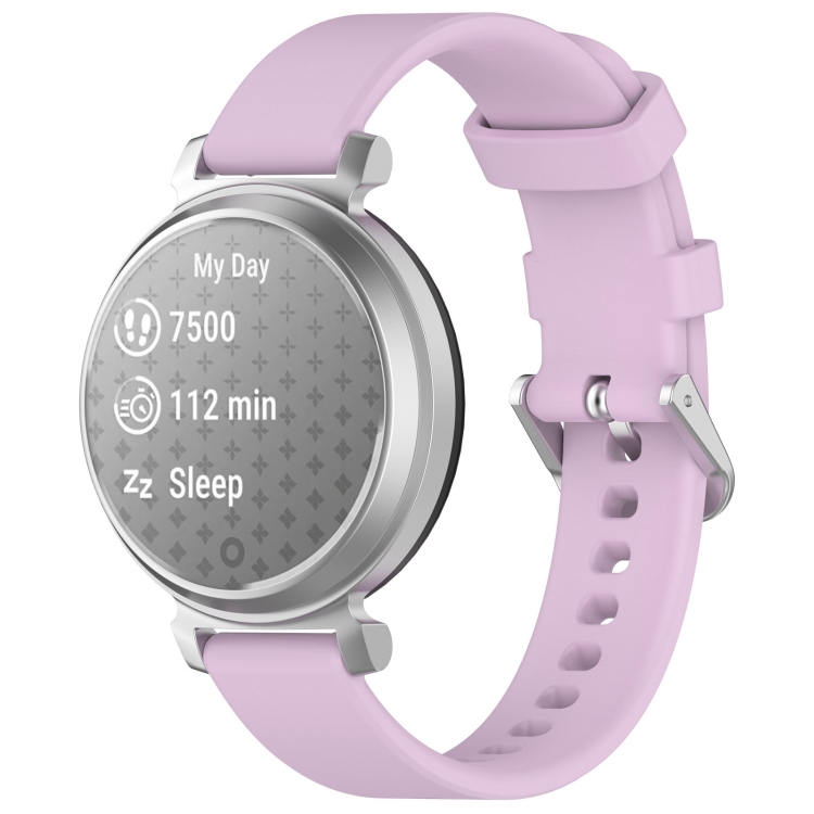 Levně SILICONE Vyměnitelný řemínek pro Garmin Lily 2 Active fialový