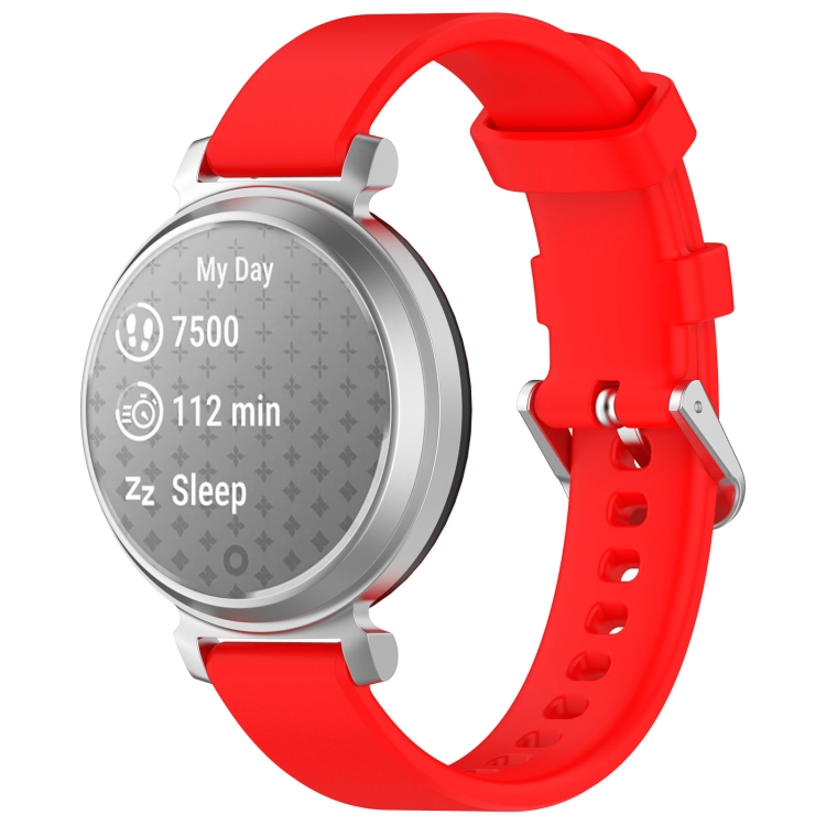 SILICONE Vyměnitelný řemínek pro Garmin Lily 2 Active červený