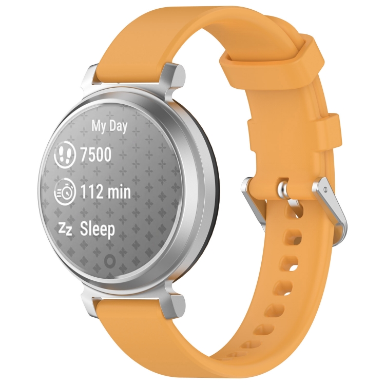 Levně SILICONE Vyměnitelný řemínek pro Garmin Lily 2 Active žlutý