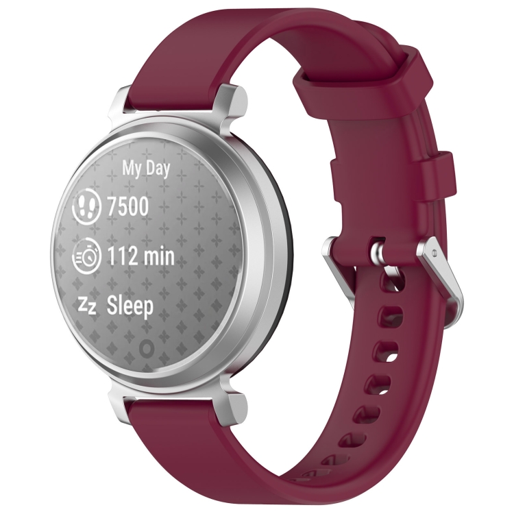 Levně SILICONE Vyměnitelný řemínek pro Garmin Lily 2 Active bordó