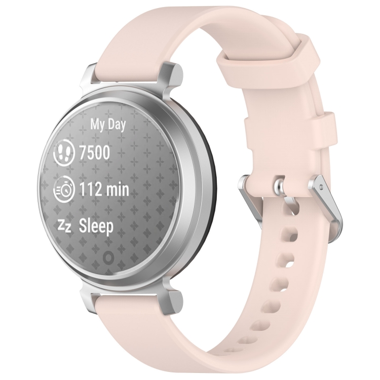 Levně SILICONE Vyměnitelný řemínek pro Garmin Lily 2 Active růžový