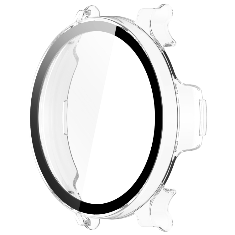 Levně PC FULL COVER Plastový kryt se sklem pro Garmin Lily 2 Active průhledný