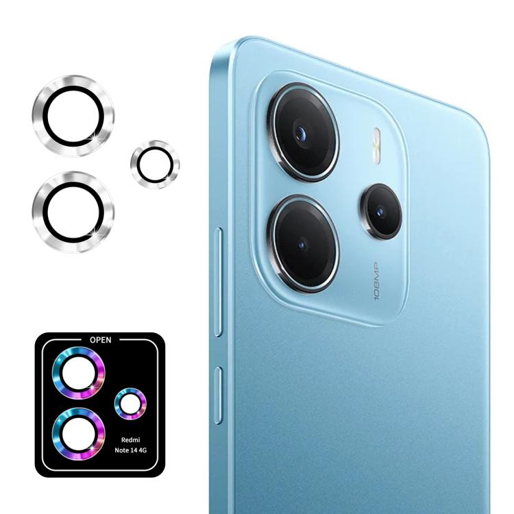 Levně ENKAY ALU Sklo pro fotoaparát Xiaomi Redmi Note 14 SILVER