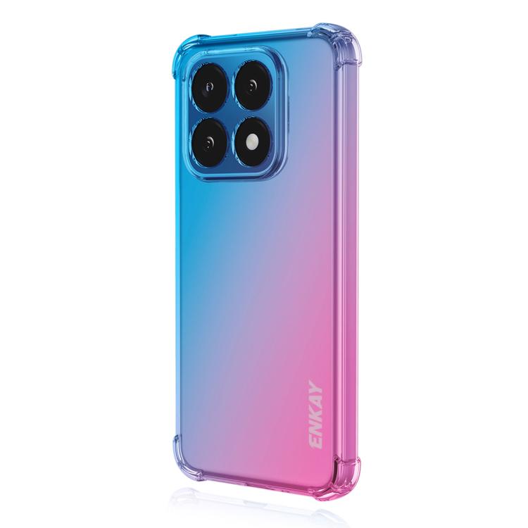 Levně ENKAY GRADIENT Ochranný obal pro Xiaomi 15T BLUE PINK