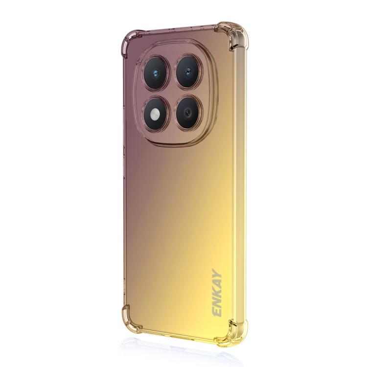 Levně ENKAY GRADIENT Ochranný obal pro Xiaomi Redmi Note 15 Pro 5G PURPLE-GOLD