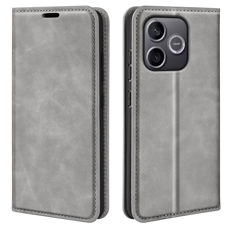 Levně MAGNETIC Zaklápěcí kryt pro Honor 600 Lite šedý