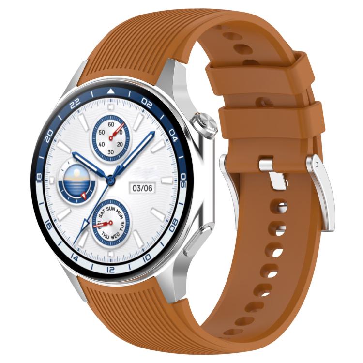 Levně STRIPS Vyměnitelný řemínek pro OnePlus Watch 3 hnědý