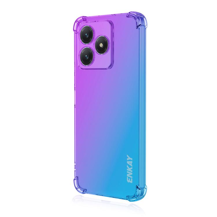 Levně ENKAY gradientní ochranný kryt pro Honor X5c Plus PURPLE-BLUE