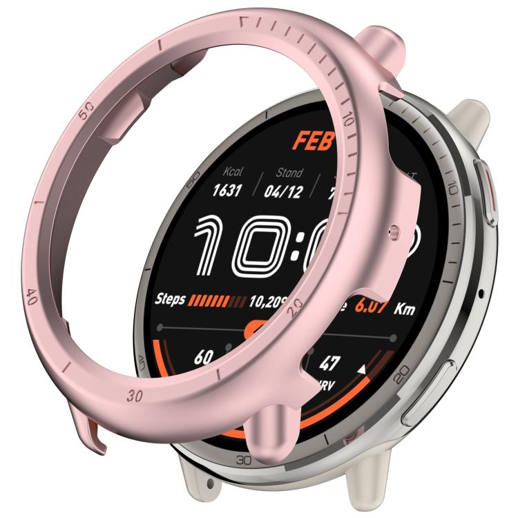 Levně PC HALF COVER Plastový kryt Amazfit Active 2 růžový