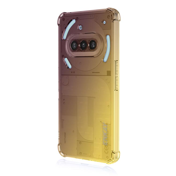 Levně ENKAY GRADIENT Ochranný kryt pro Nothing Phone (3a) PURPLE GOLD