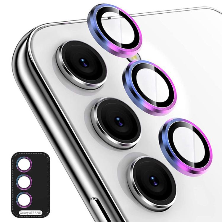 Levně ENKAY ALU Sklo pro fotoaparát Samsung Galaxy A37 5G / Galaxy A57 5G COLORFUL