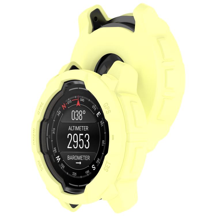Levně TPU HALF COVER Kryt pro Garmin Instinct 3 45mm žlutý