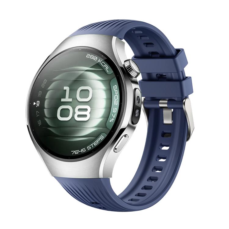 Levně STRIPS Vyměnitelný řemínek pro Huawei Watch 5 42mm tmavě modrý