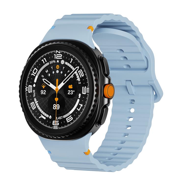Levně WAVY Silikonový řemínek pro Samsung Galaxy Watch8 / Watch8 Classic světle modrý