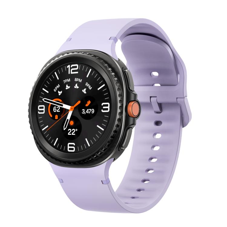 Levně SILICONE Vyměnitelný řemínek pro Samsung Galaxy Watch8 / Watch8 Classic fialový