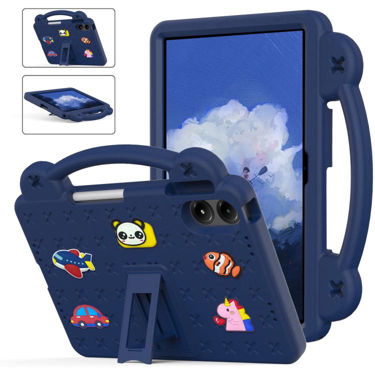 Levně FANY Dětský obal na tablet pro Xiaomi Redmi Pad 2 Pro tmavě modrý