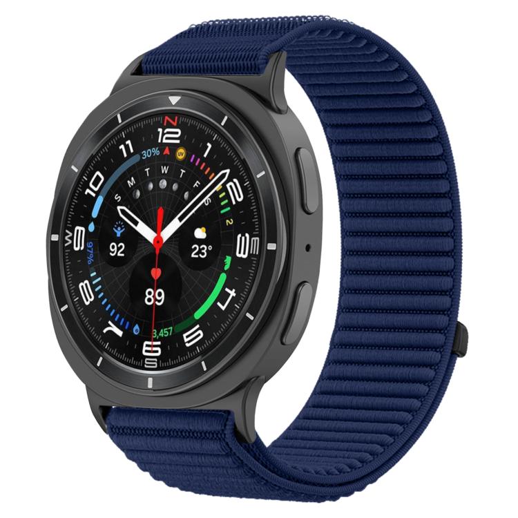Levně NYLON Vyměnitelný řemínek pro Samsung Galaxy Watch8 / Watch8 Classic tmavě modrý
