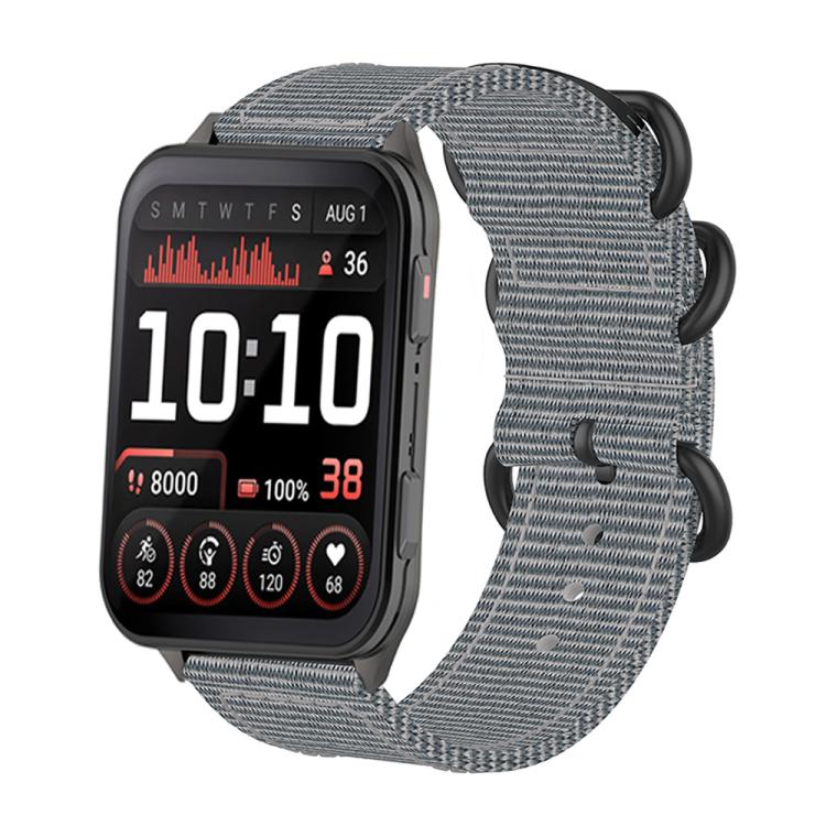 Levně NYLON Vyměnitelný řemínek pro Garmin Venu X1 šedý