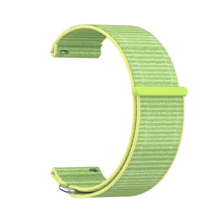 Levně NYLON HOOK AND LOOP Náhradní řemínek pro Garmin Venu X1 světle zelený