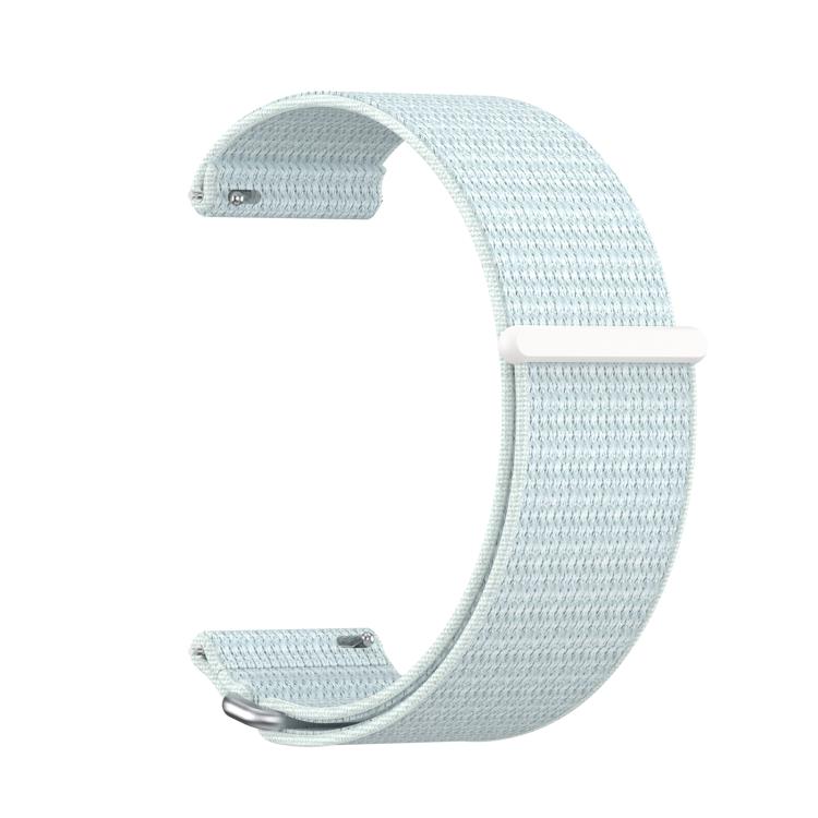 Levně NYLON HOOK AND LOOP Náhradní řemínek pro Garmin Venu X1 světle modrý