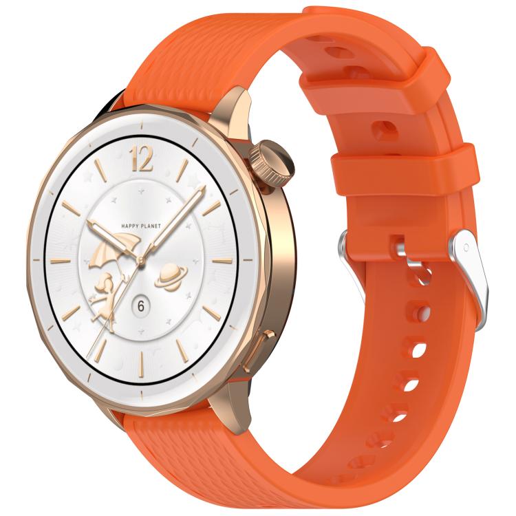 Levně SILICONE Vyměnitelný řemínek pro OnePlus Watch 3 43mm oranžový