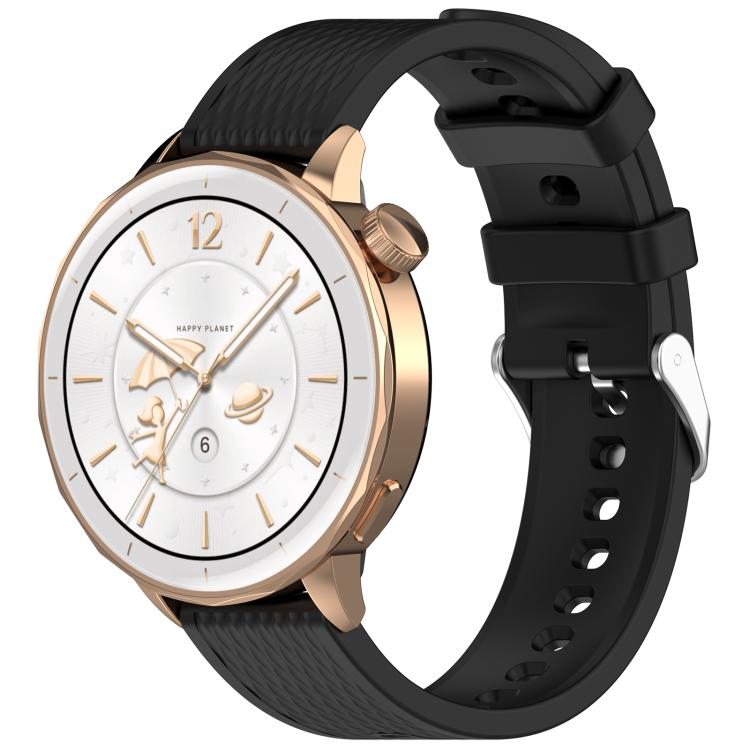 Levně SILICONE Vyměnitelný řemínek pro OnePlus Watch 3 43mm černý