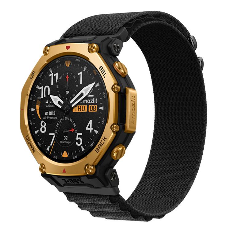 Levně NYLON Vyměnitelný řemínek pro Amazfit T-Rex 3 Pro 48mm černý