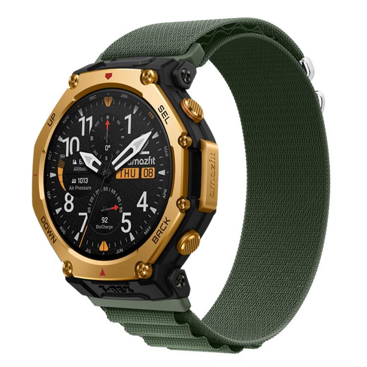 Levně NYLON Výměnný řemínek pro Amazfit T-Rex 3 Pro 48mm zelený