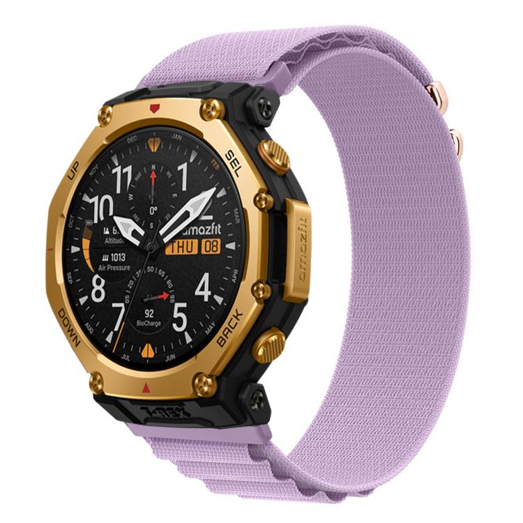 Levně Nylonový vyměnitelný řemínek pro Amazfit T-Rex 3 Pro 48mm fialový