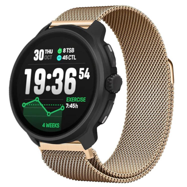 Levně MILANESE Kovový řemínek pro Suunto Race 2 ROSE GOLD