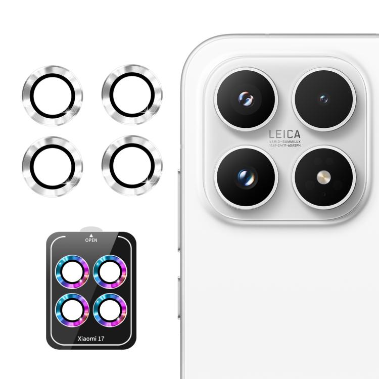 Levně ENKAY ALU Sklo pro fotoaparát Xiaomi 17 SILVER