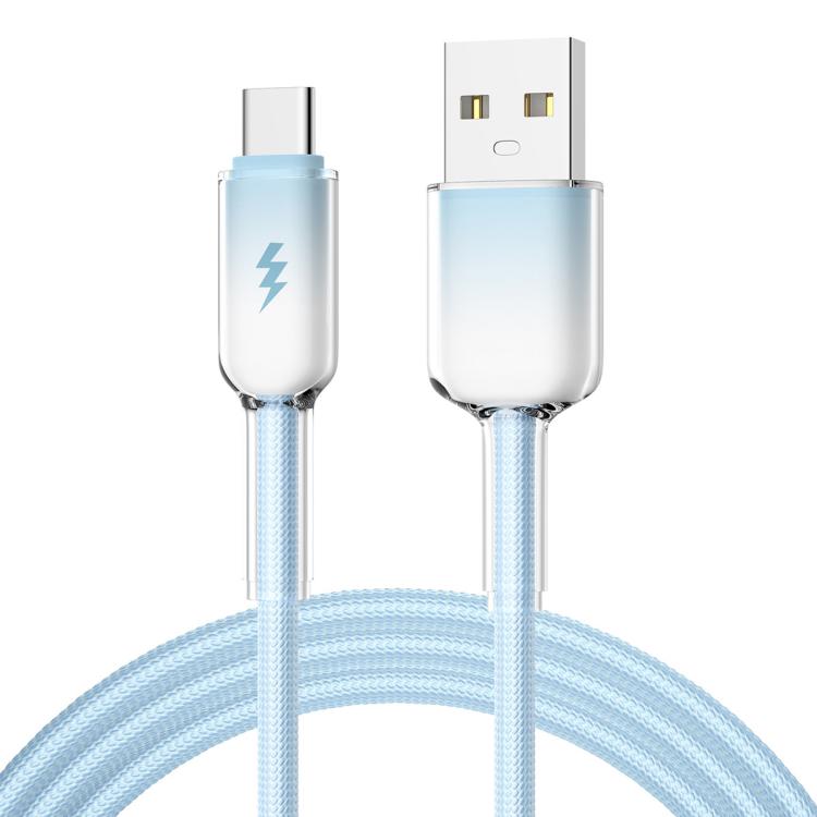 Levně ENKAY GRADIENT 60W Kabel USB / USB Typ-C 1m modrý