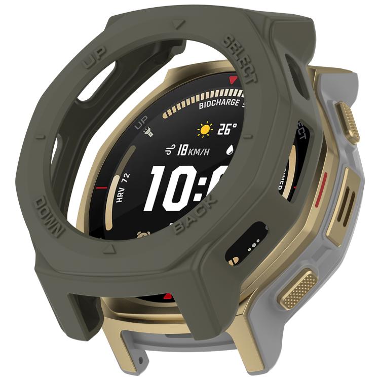 Levně TPU HALF COVER Kryt pro Amazfit T-Rex 3 Pro 44mm zelený
