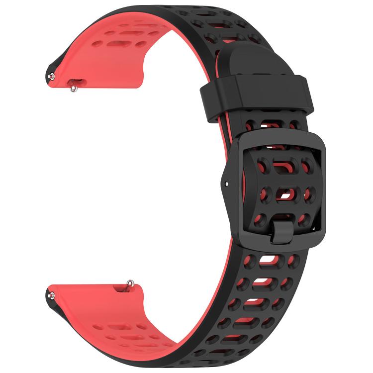 Levně SPORTY Vyměnitelný silikonový řemínek Huawei Watch GT Runner 2 černo-červený