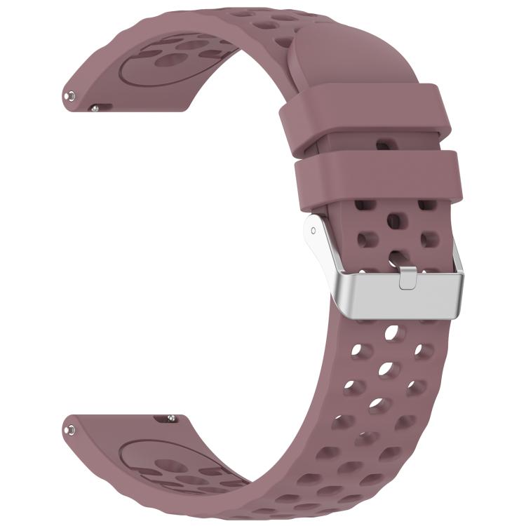 Levně AIRY Silikonový řemínek pro Amazfit Active 3 Premium SMOKY PURPLE