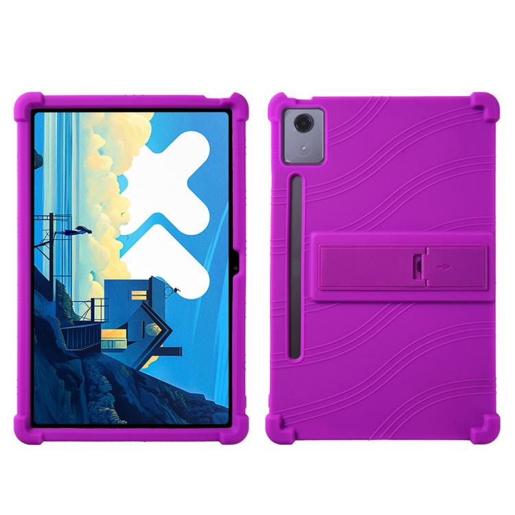 Levně WAVE Silikonový obal pro Lenovo Idea Tab Pro fialový