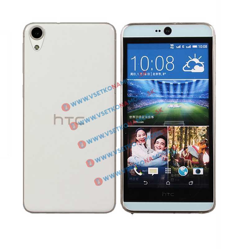 Levně Silikonový obal HTC Desire 820 průhledný