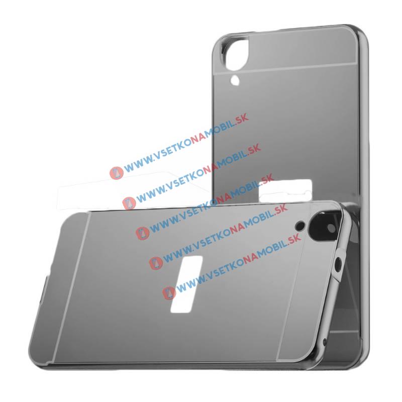 Levně Ochranný zrcadlový obal HTC Desire 820 černý
