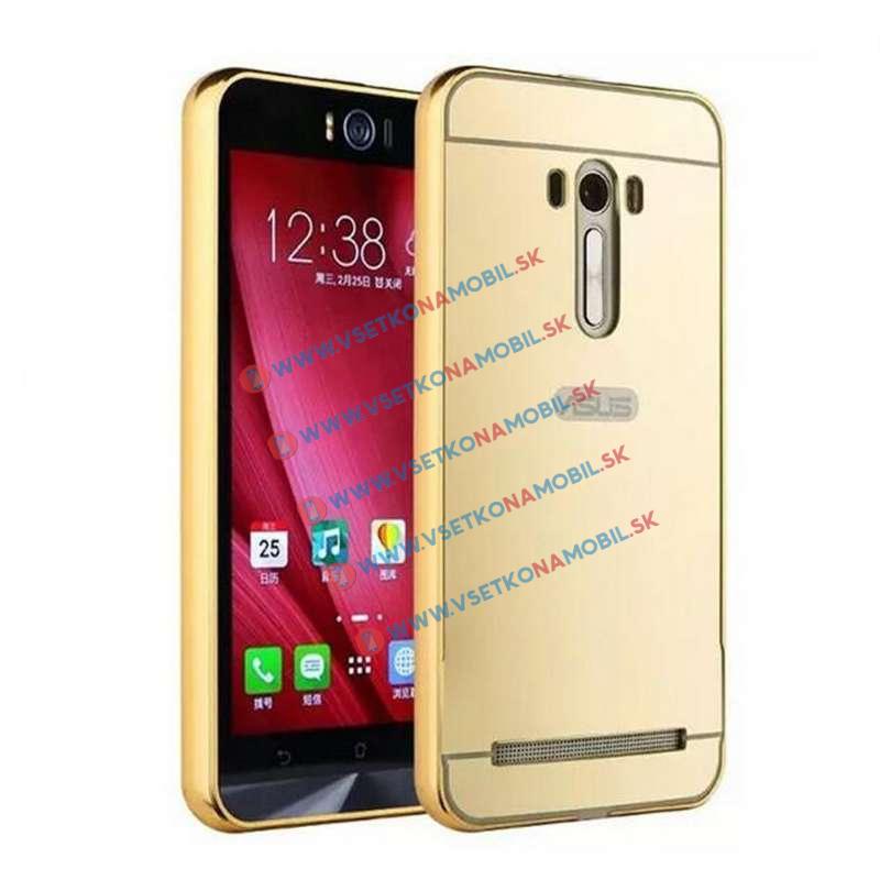 Levně Ochranný zrcadlový obal Asus Zenfone 2 Laser 5.0 "(ZE500KL) zlatý