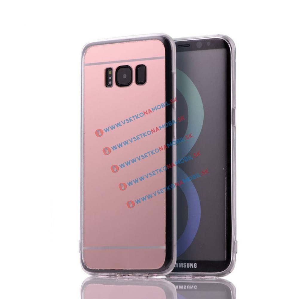 FORCELL Zrcadlový silikonový obal Samsung Galaxy S8 růžový