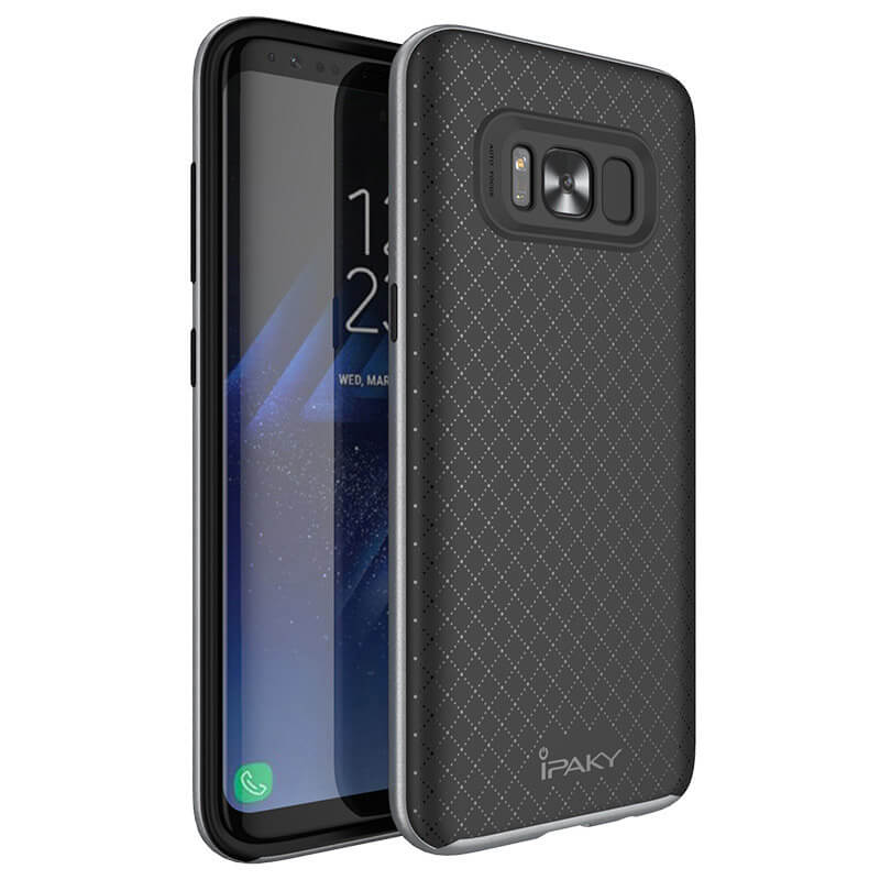 IPAKY BUMBLEBEE obal Samsung Galaxy S8 Plus šedý