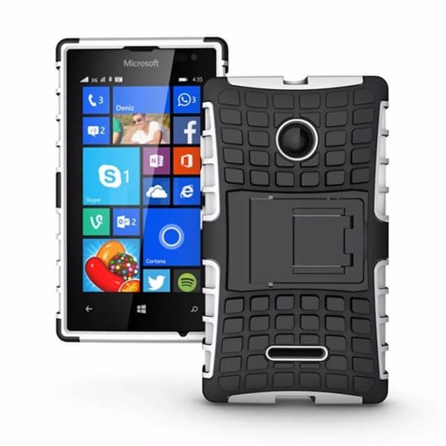 STAND Extra odolný obal Lumia 435 bílý