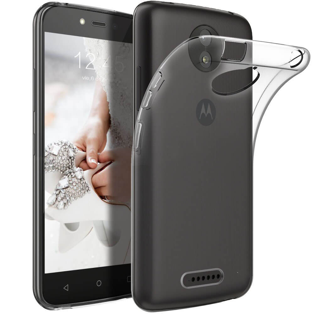 FORCELL Silikonový obal Lenovo Moto C Plus průhledný