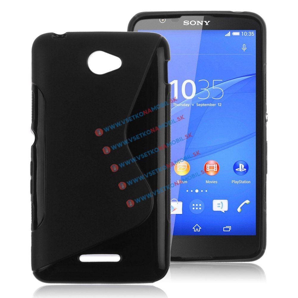 Silikonový obal Sony Xperia E4 černý