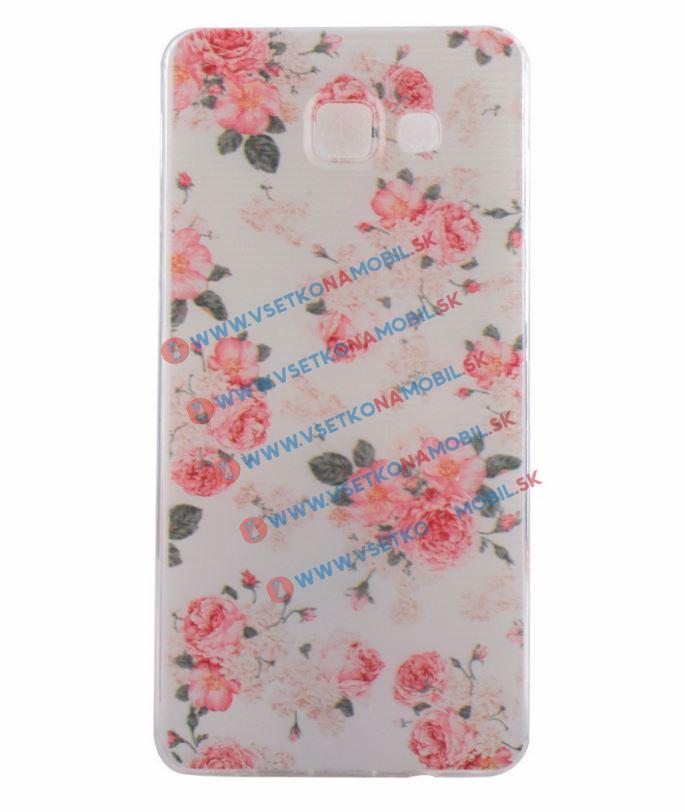 FORCELL Silikonový obal Samsung Galaxy A3 2016 FLOWERS