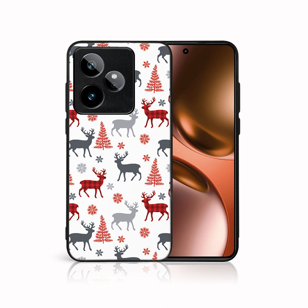Levně MY ART Kryt s vánočním designem Realme GT 7T 5G DEER (068)